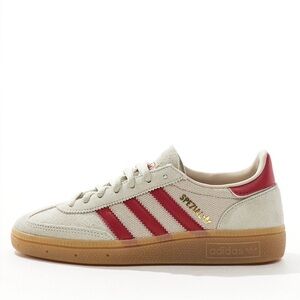 Adidas Spezial Gray Sneakers with Red Accents